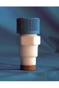 PTFE roerasgeleider, HP (met NPT draad), as Ø 16, NPT draad 1”, hoogte 80mm  PTFE roerasgeleider,...